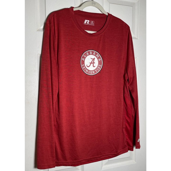 Alabama Crimson Tide Long Sleeve Russell L Large University Collegiate Shirt - Picture 8 of 9